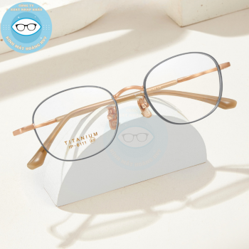 Gọng kính kim loại mã 6111